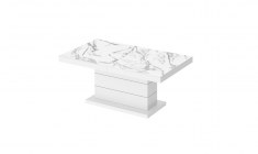 MATERA LUX coffee table (high gloss/super matt/wood-like decor)